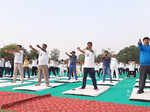 Deputy CM Keshav Prasad Maurya leads Yoga Day celebrations in Prayagraj