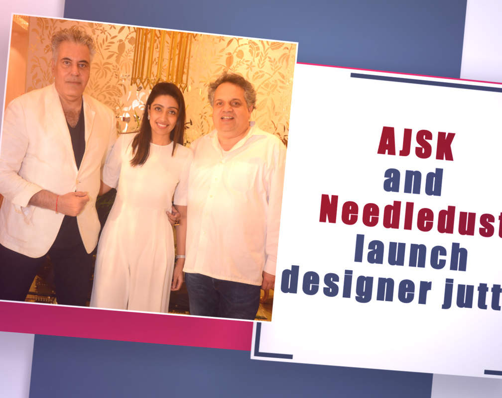 
Abu Jani Sandeep Khosla and Needledust launch designer juttis
