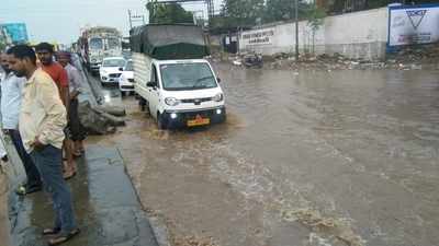 BharatMala National highway road under water