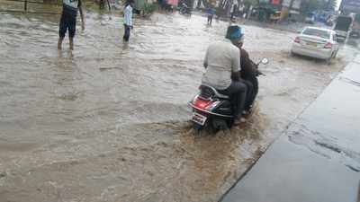 BharatMala National highway road under water