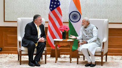 US Secretary of State Mike Pompeo meets PM Narendra Modi