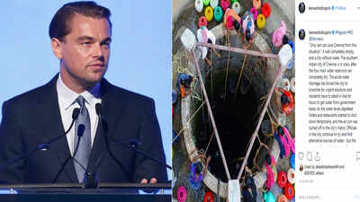 Leonardo DiCaprio raises concern over water crisis in Chennai