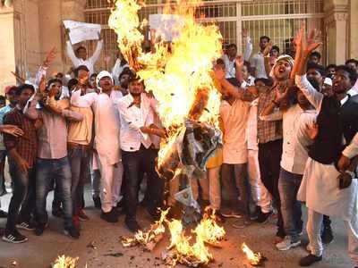 Protest and unrest continues at Allahabad University against student council