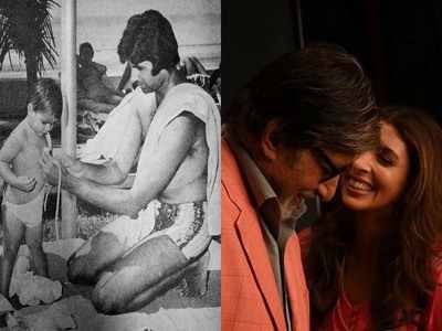 Amitabh Bachchan shares a throwback picture with his daughter Shweta Bachchan