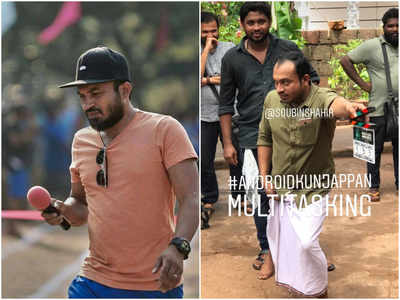Soubin Shahir is a man of many talents on sets of 'Android Kunjappan Ver 5.25'