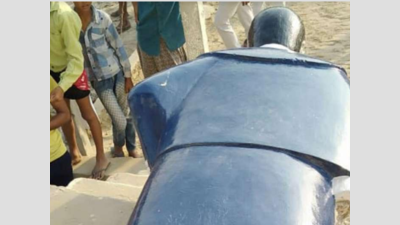 UP: Ambedkar statue vandalised in Firozabad; police restore it to avoid tension
