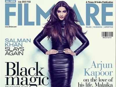 Sonam Kapoor sizzles in all-black avatar on the latest cover of Filmfare