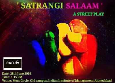 Street play Satrangi Salaam on LGBTQIA community to be held at IIMA tomorrow