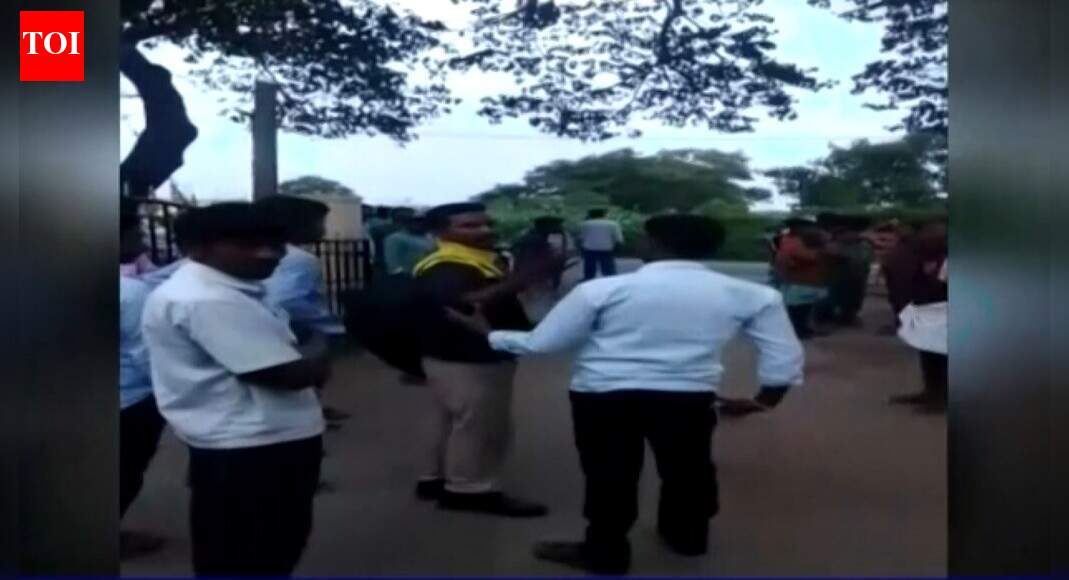 On cam: Drunk cop hurls insults, abuses at woman in Karnataka’s Mysuru