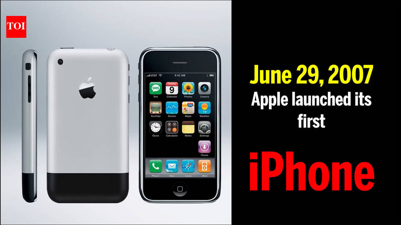 June 29, 2007: Apple launched its first iPhone