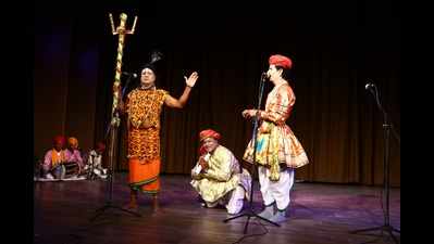 Malwi Mach genre’s folk play Nani Bai staged at Tribal Museum