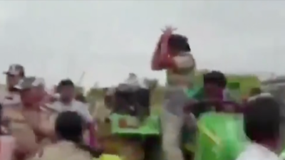 Telangana: TRS party members attack female forest officer at Kagaznagar