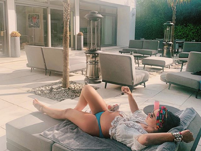 Photo: This is how Amy Jackson is spending her Sunday morning