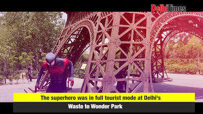Spider-Man's 'world tour' in Delhi