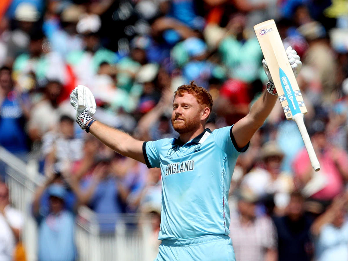 Jonny Bairstow Icc World Cup Jonny Bairstow S Bat Does The Talking After Spat With Michael Vaughan Cricket News Times Of India