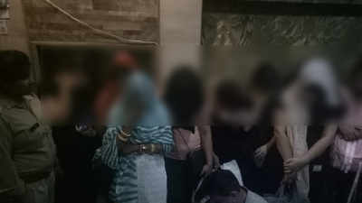 Noida police raid 14 spas in sec 18, arrested 35 for running sex racket