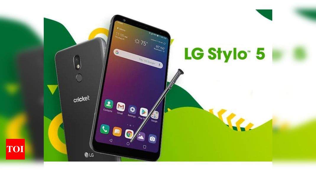 LG Stylo 5 with stylus and 3500mAh battery launched - Times of India