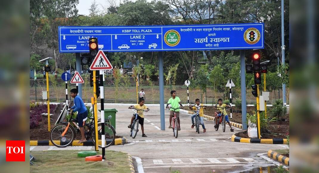 Kolhapur a new traffic park at DSP Chowk Events Movie News