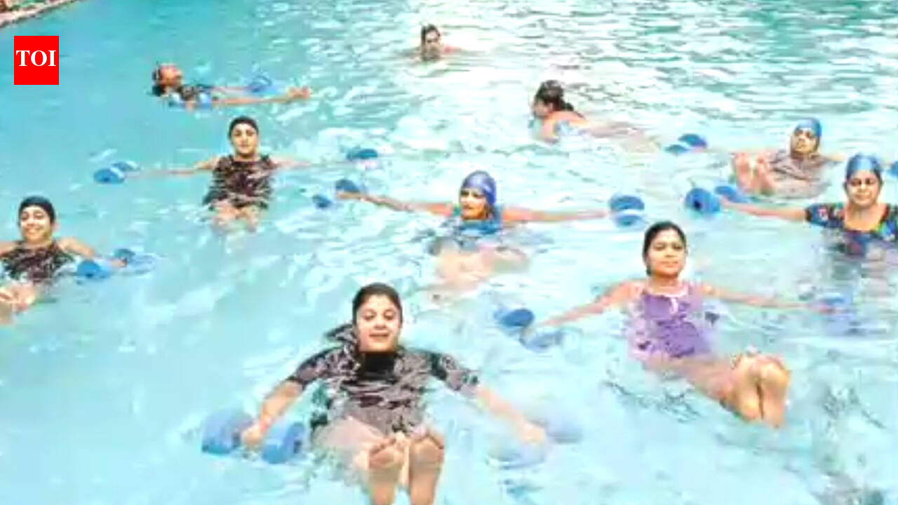 Try these aqua workouts to keep fit