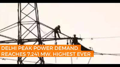 Delhi peak power demand reaches highest ever
