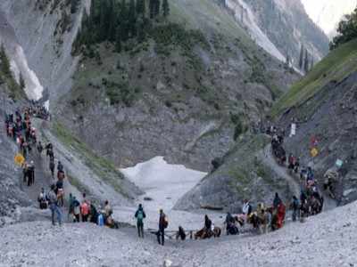 Amarnath yatra begins amid tight security; over 8,000 pilgrims pay obeisance at cave shrine on day 1