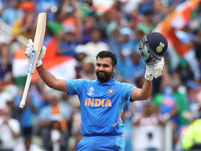 Rohit Sharma first Indian batsman to score four hundreds in a World Cup