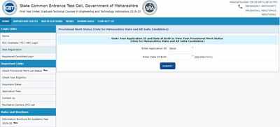 MHT CET 2019: Provisional List For B.E, B.Tech & B. Arch Released At ...