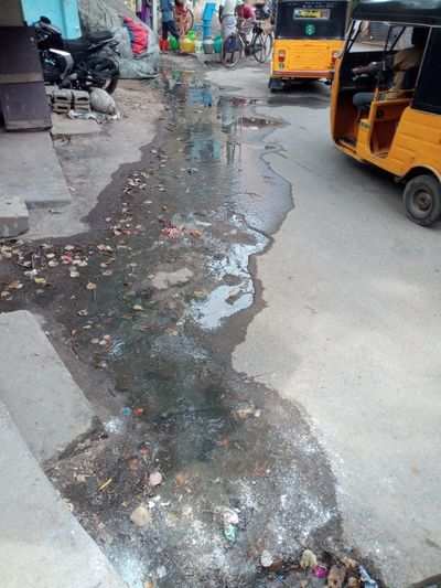 sewerage overflow in street past 10 days