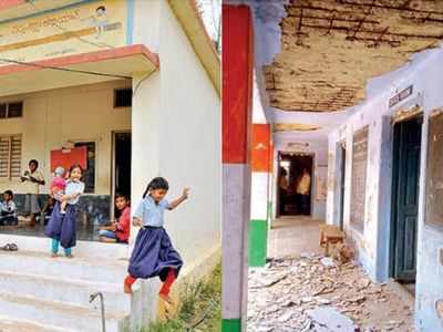 Without basic facilities, govt schools on KCR’s turf in deplorable condition