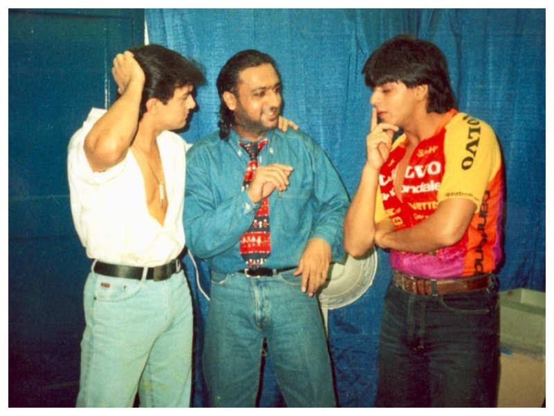 Throwback Thursday Gulshan Grover Shares A Major Throwback Picture With Shah Rukh Khan And Aamir Khan Hindi Movie News Times Of India