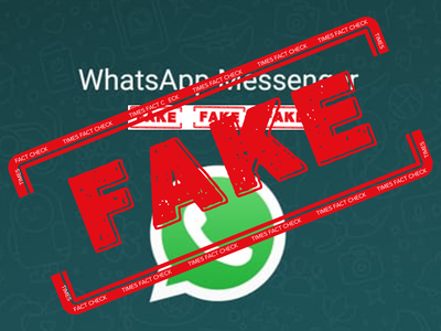 Fake Message About Whatsapp
