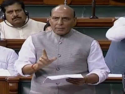Kiran Bedi expressed regret, put issue to rest: Rajnath Singh to opposition