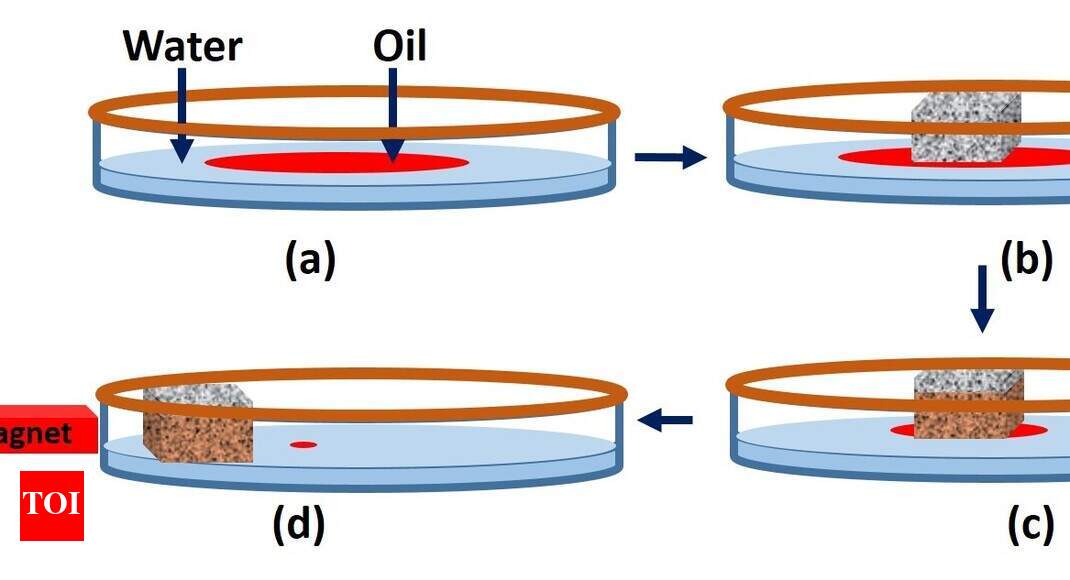 IIT researchers find "solution" to oil spills Times of India