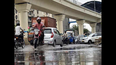 Rains damage roads, but fill waterbodies