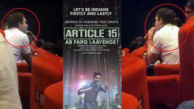 Rahul Gandhi’s video watching Ayushmann Khurrana’s ‘Article 15’ in a multiplex goes viral