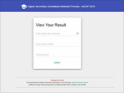 HSCAP Kerala 3rd Supplementary Allotment results 2019 released @hscap.kerala.gov.in