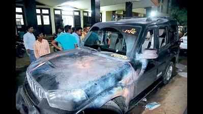 BJP corporator & nephew injured in gun-bomb attack