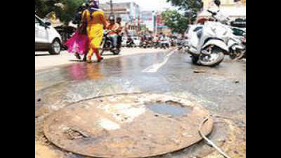 Choked drains, sewers leave Hubballi residents miffed