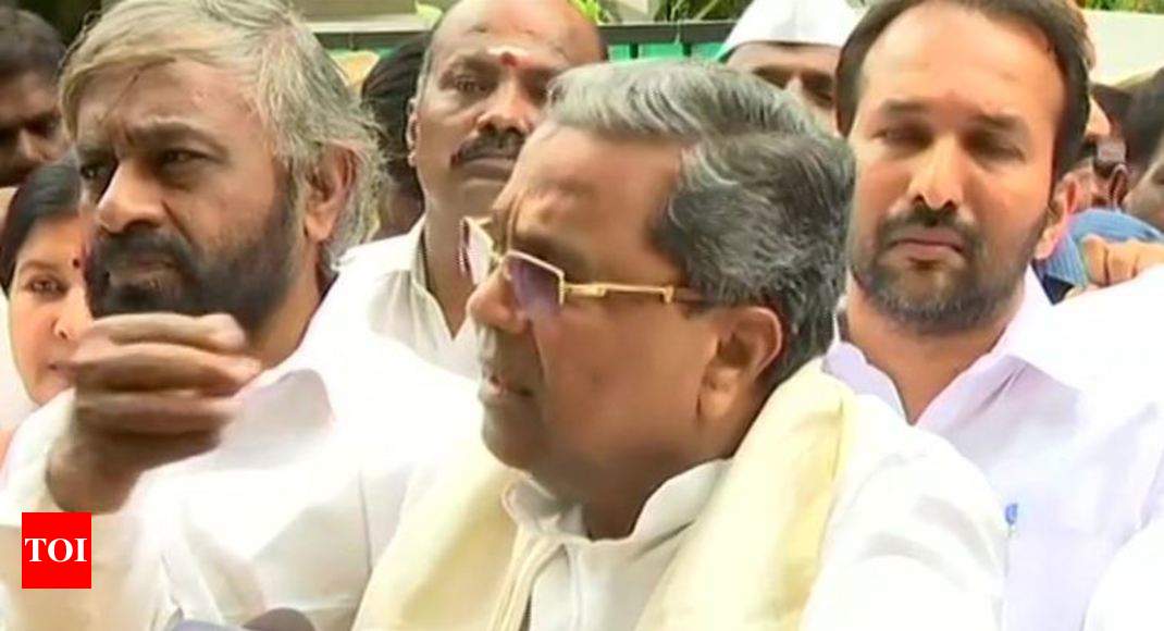 Congress Ministers In Karnataka Resign Voluntarily To Enable Cabinet ...