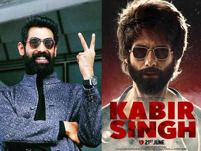Rana Daggubati makes an interesting revelation about Shahid Kapoor’s ‘Kabir Singh’