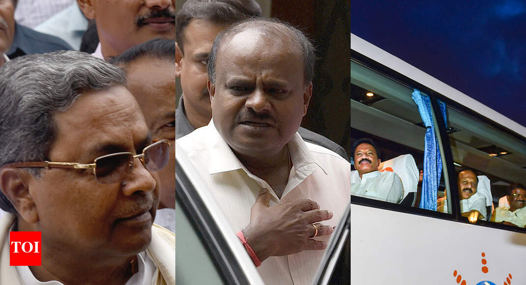 Cong-JD(S) scramble to save Karnataka govt as exodus continues