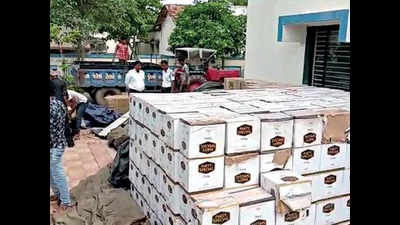 IMFL cache worth Rs 32 lakh seized