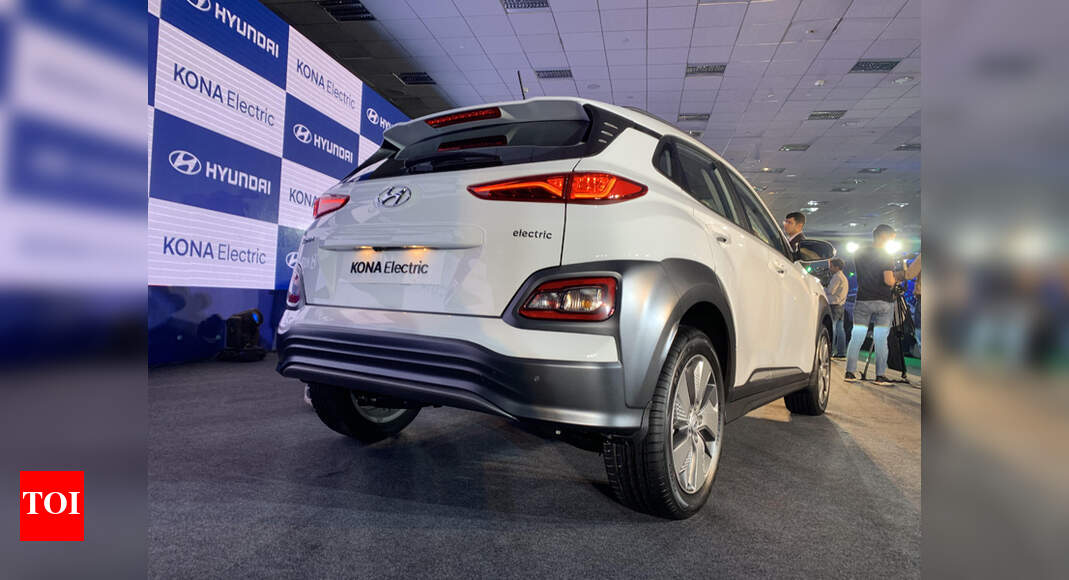 Hyundai Kona Electric Price India s first fully electric SUV Hyundai Kona launched at Rs 25.3 lakh India Business News Times of India
