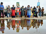 Devotees celebrate 'Samudra Pooja'