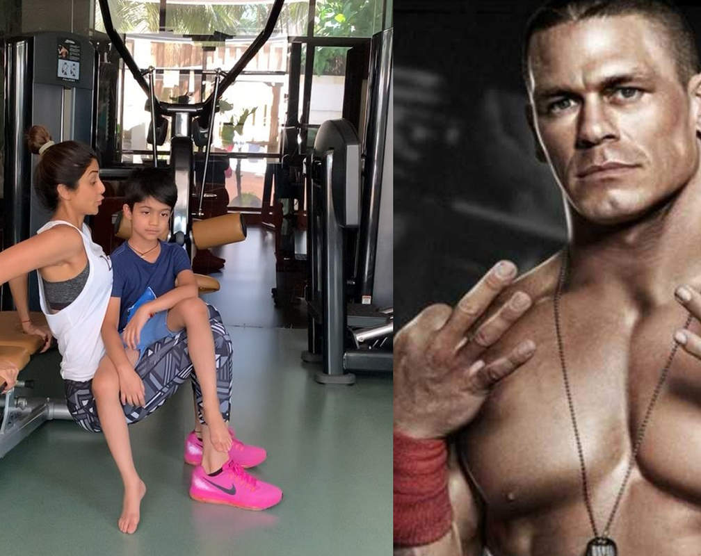 
Shilpa Shetty's son Viaan Raj Kundra gets a message from WWE superstar John Cena
