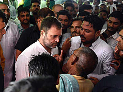 Rahul visits Amethi, first time after Lok Sabha poll defeat