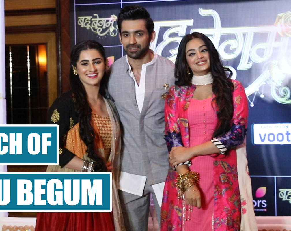 
Arjit Taneja and Samiksha Jaiswal grace the launch of their new show Bahu Begum
