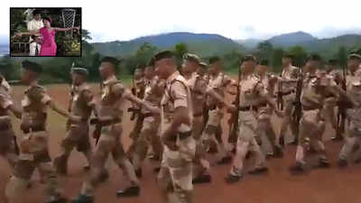 Police personnel march to Bollywood song 'Dhal Gaya Din, Ho Gayi Shaam', video goes viral