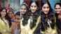 Janhvi Kapoor looks gorgeous as she poses with fans on the sets of 'RoohiAfza'