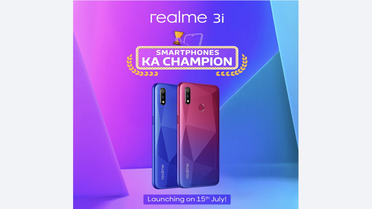 realme 3i launch